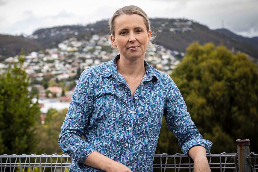 Louise Elliot looks at the camera.