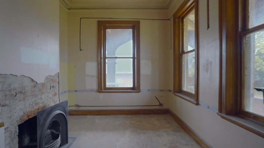 A small sitting room at the front of the house.