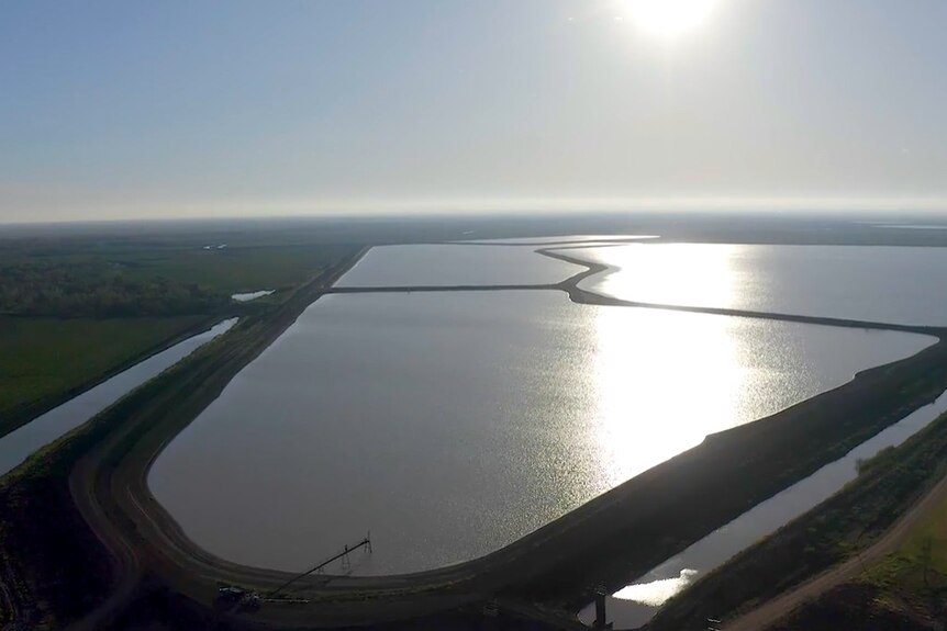 A large dam 