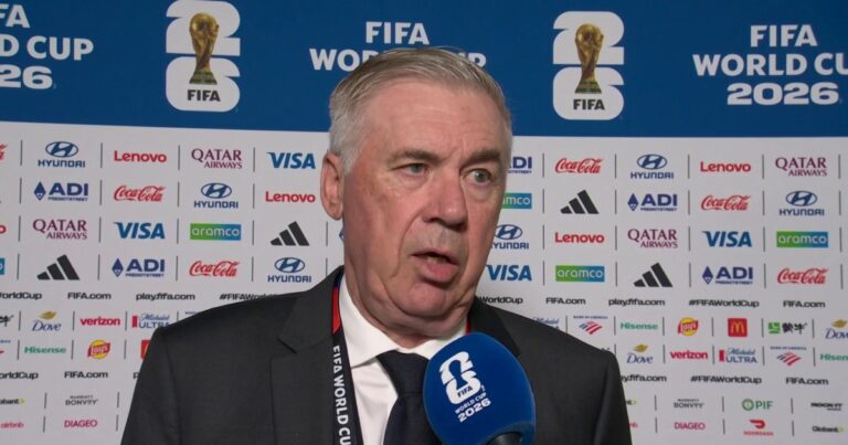Ancelotti analiza las claves del decisivo choque entre Brasil y Japón en el Mundial
