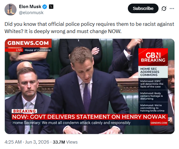 British PM Keir Starmer says Elon Musk ‘trying to whip up division’ over student’s murder