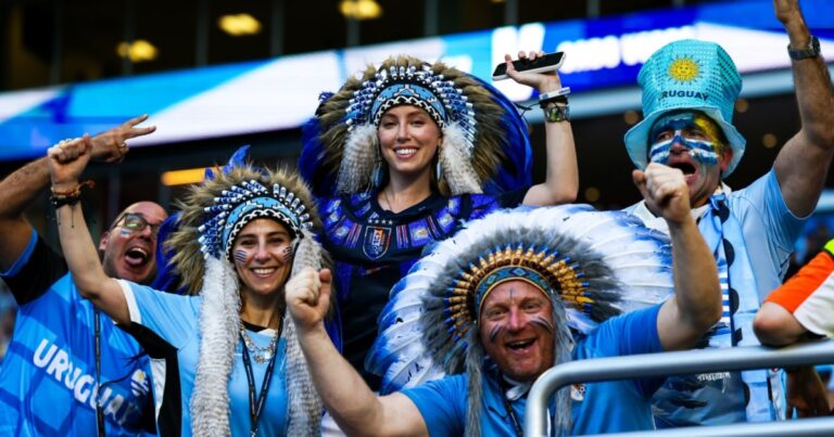 Los seguidores de España, Arabia Saudí, Bélgica y Uruguay pusieron el color y ambiente