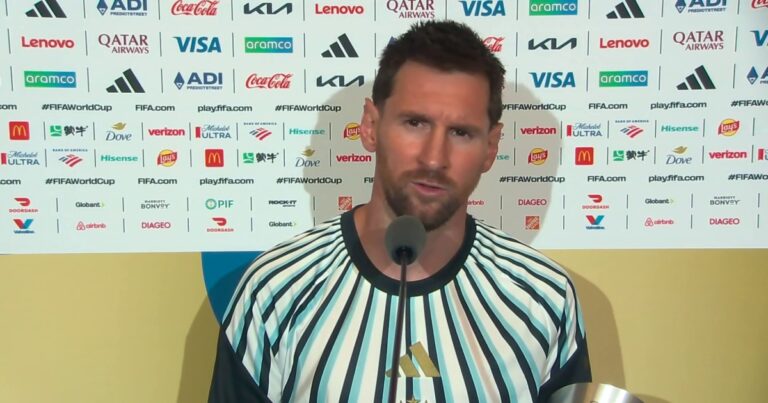 Messi confesó por qué lloró en su primer gol en el debut de Argentina: “Pasé días difíciles”