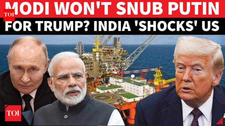 India &amp; Trump's Russian Oil Trade Claims CLASH | 'Energy Security Of 1.4 Bn Supreme Priority'