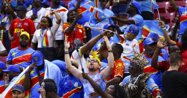 ¡Lo gritan hasta Kinshasa! RD del Congo pone el primer gol y la hinchada se ilusiona